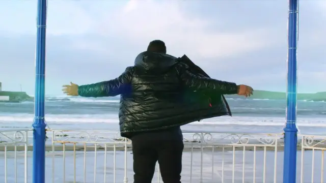 Frame from a music video shot in County Clare